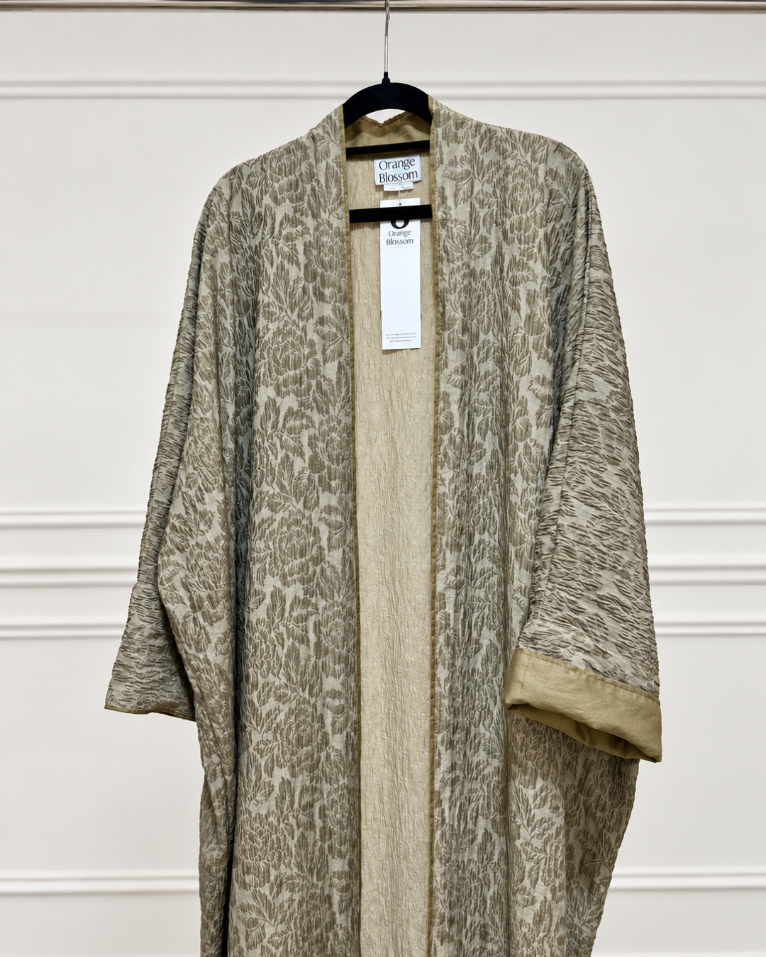 Sunset – Crinkle Viscose Linen Bisht Abaya