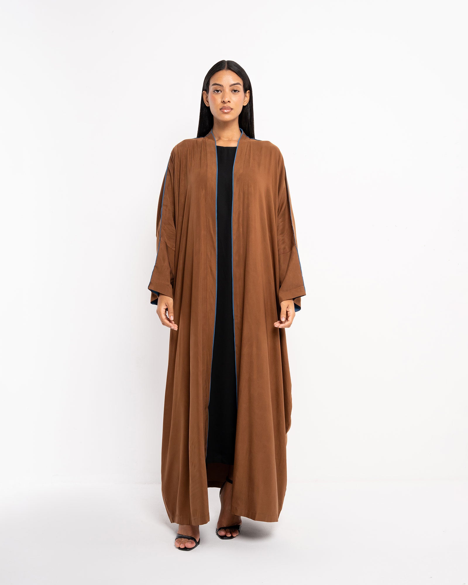 Mira – Washed Silk Bisht Kaftan Abaya