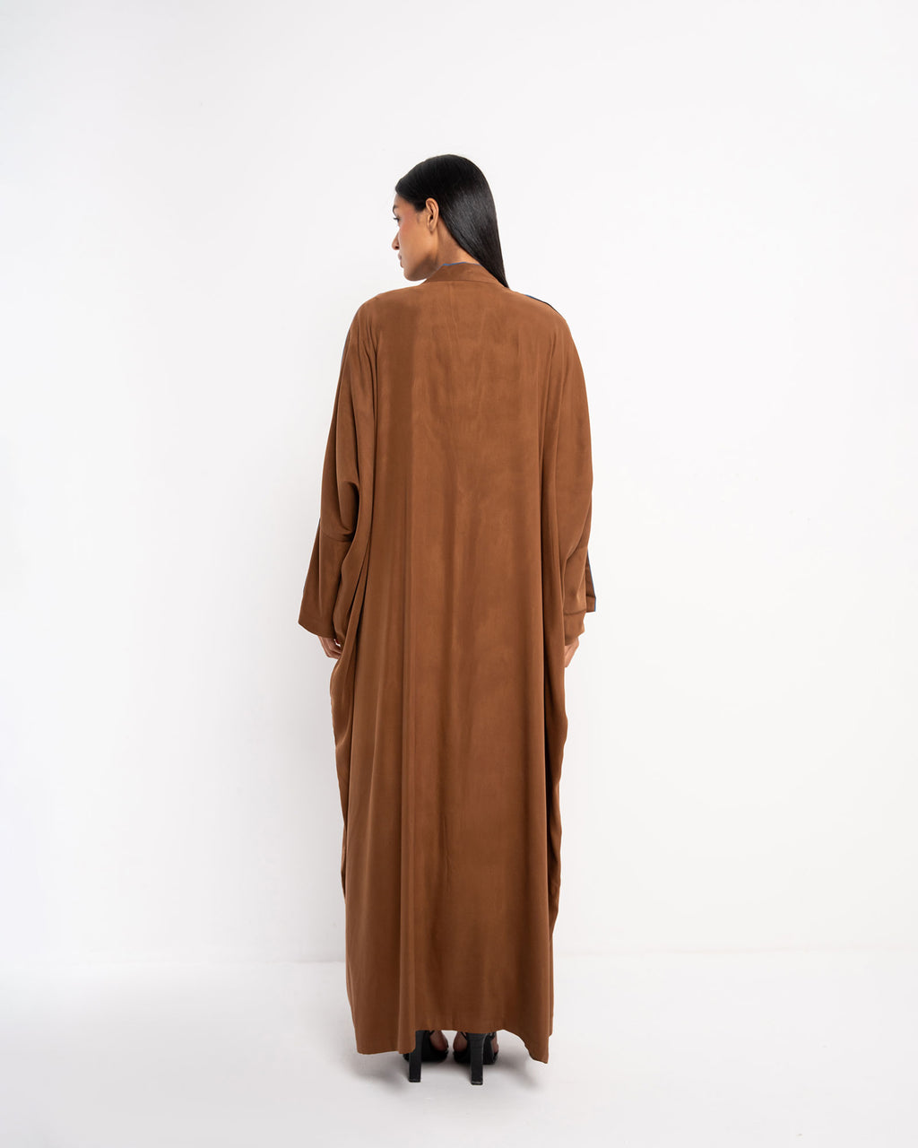 Mira – Washed Silk Bisht Kaftan Abaya