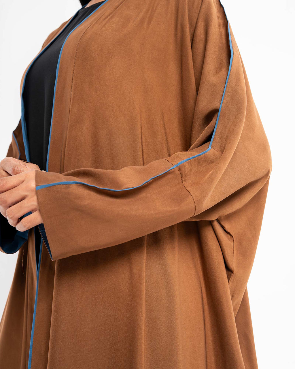 Mira – Washed Silk Bisht Kaftan Abaya
