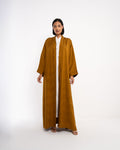 Brass – Embosed Flared Abaya