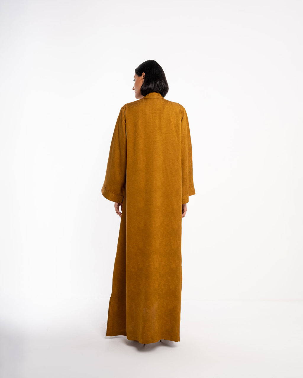 Brass – Embosed Flared Abaya