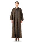 Praline – Printed Thick Cotton A-Line Abaya