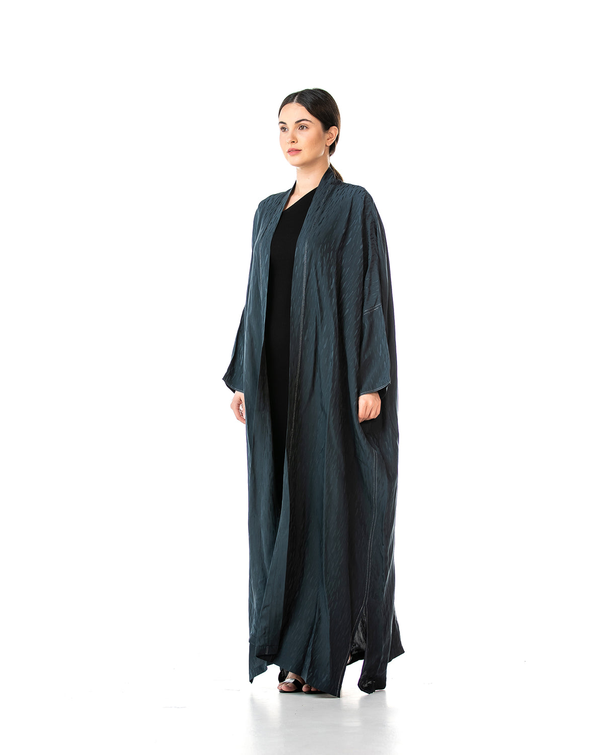 Copper 2.0 – Woven Viscose Linen Bisht Abaya