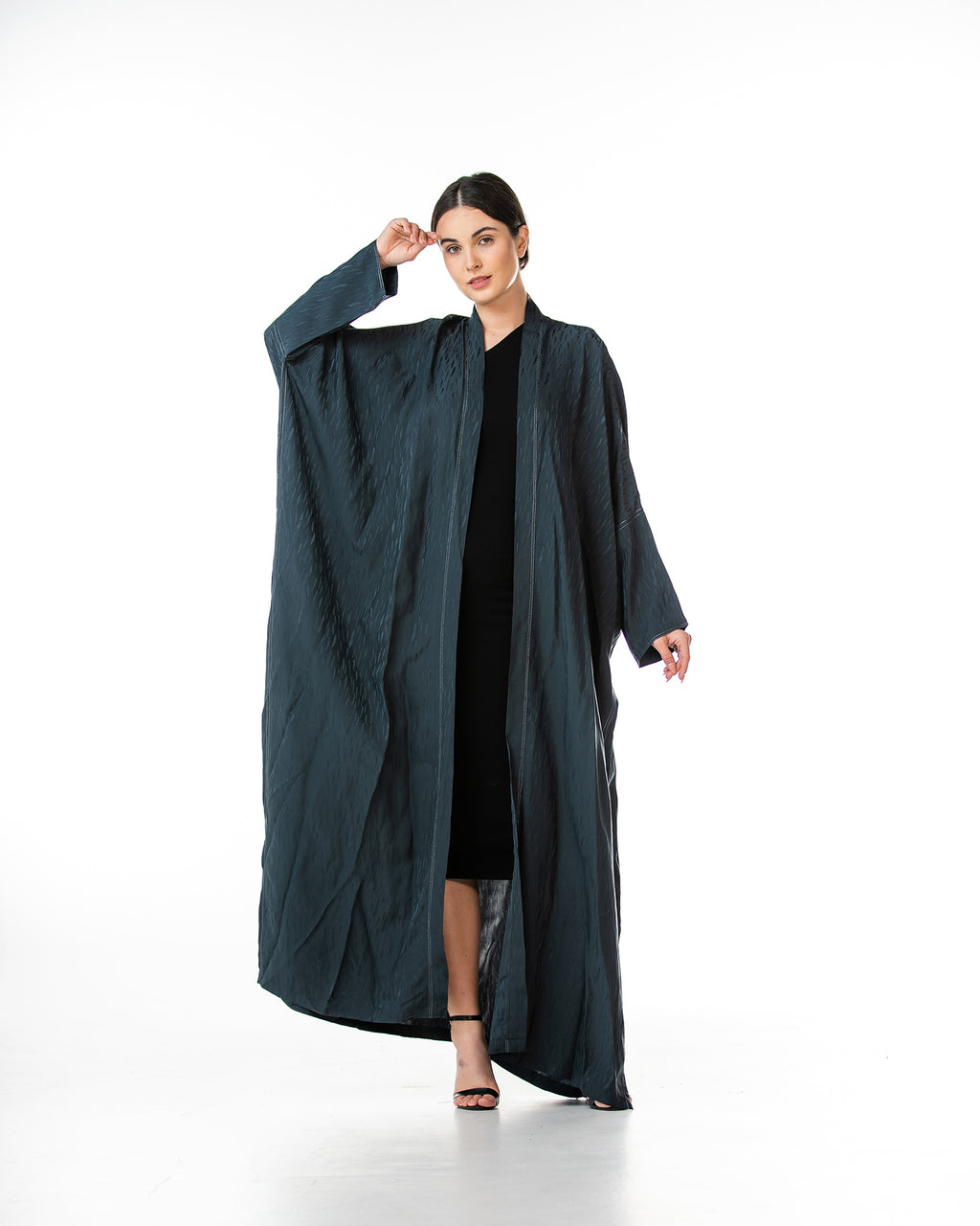 Copper 2.0 – Woven Viscose Linen Bisht Abaya