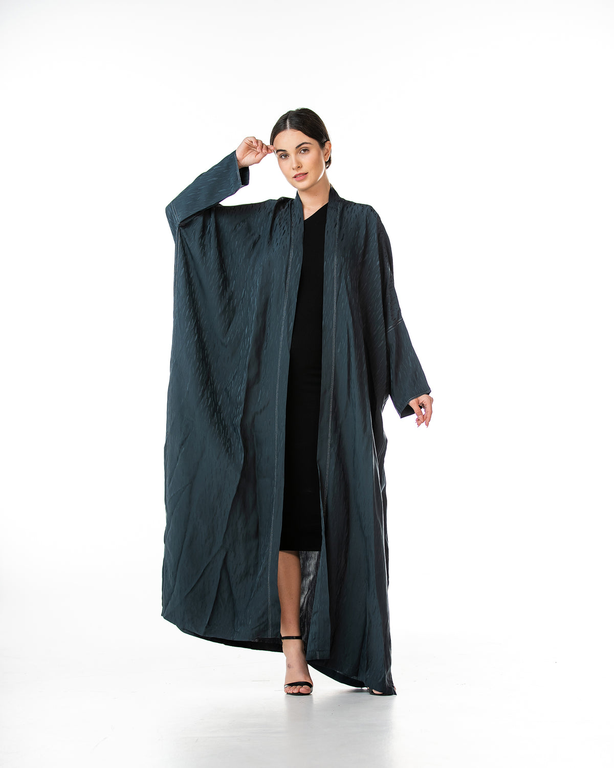 Copper 2.0 – Woven Viscose Linen Bisht Abaya