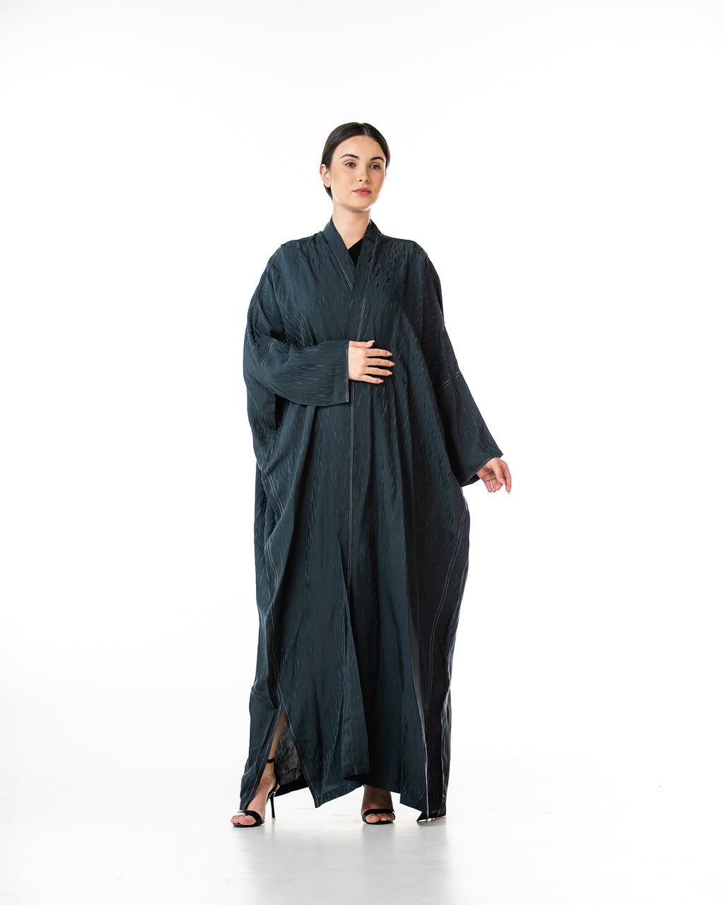 Copper 2.0 – Woven Viscose Linen Bisht Abaya