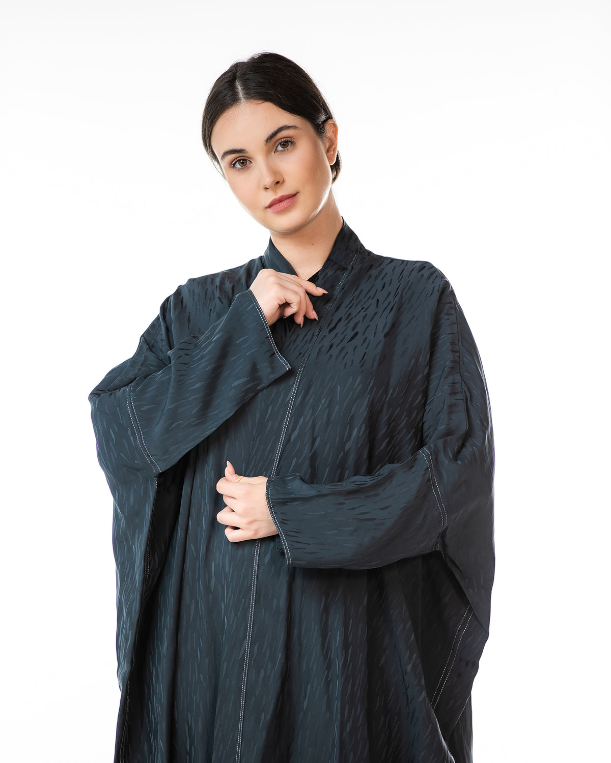 Copper 2.0 – Woven Viscose Linen Bisht Abaya