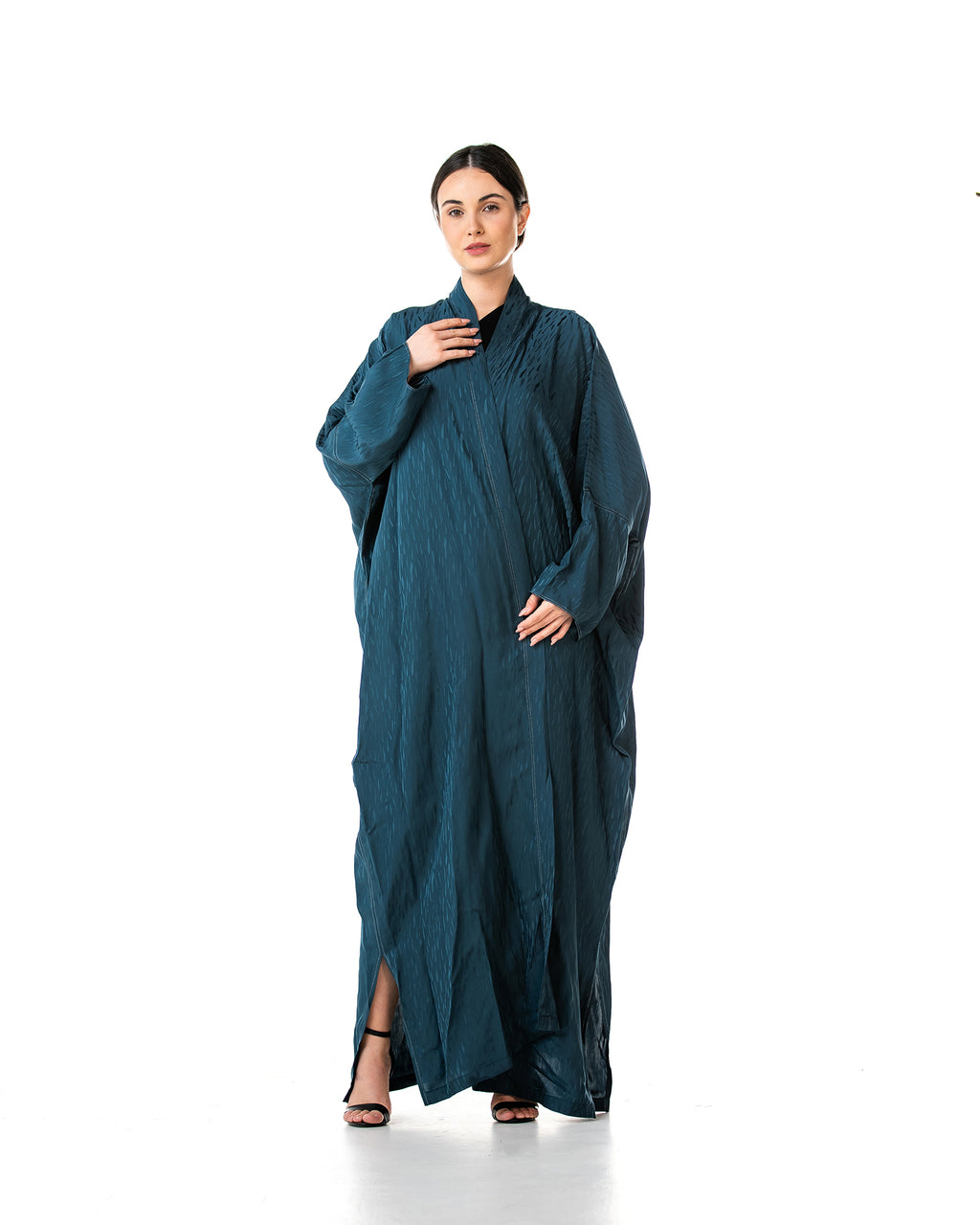 Copper 2.0 – Woven Viscose Linen Bisht Abaya