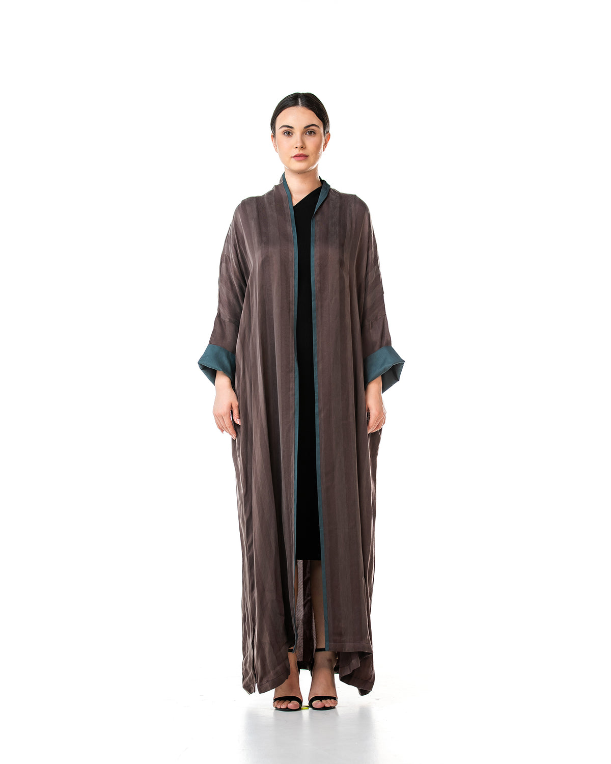 Melody 2.0 – Textured Washed Silk Kaftan Abaya