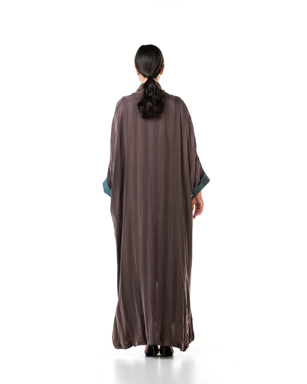 Melody 2.0 – Textured Washed Silk Kaftan Abaya