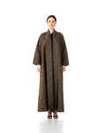 Praline – Printed Thick Cotton A-Line Abaya