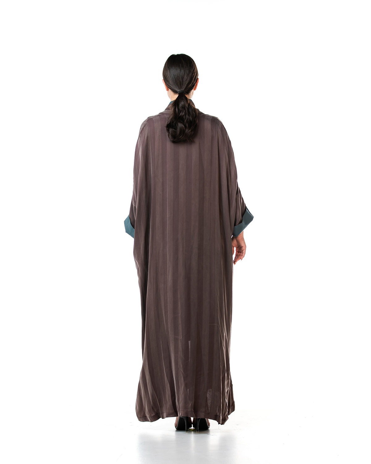Melody 2.0 – Textured Washed Silk Kaftan Abaya