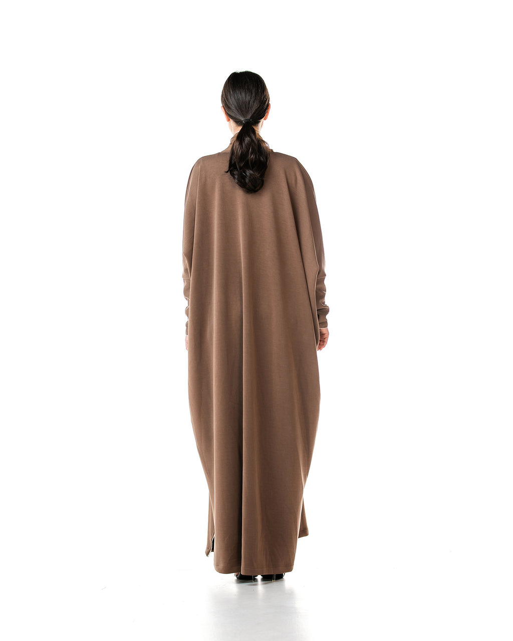 Stone – Jersey Cotton Bisht Abaya
