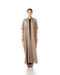 Stone – Jersey Cotton Bisht Abaya