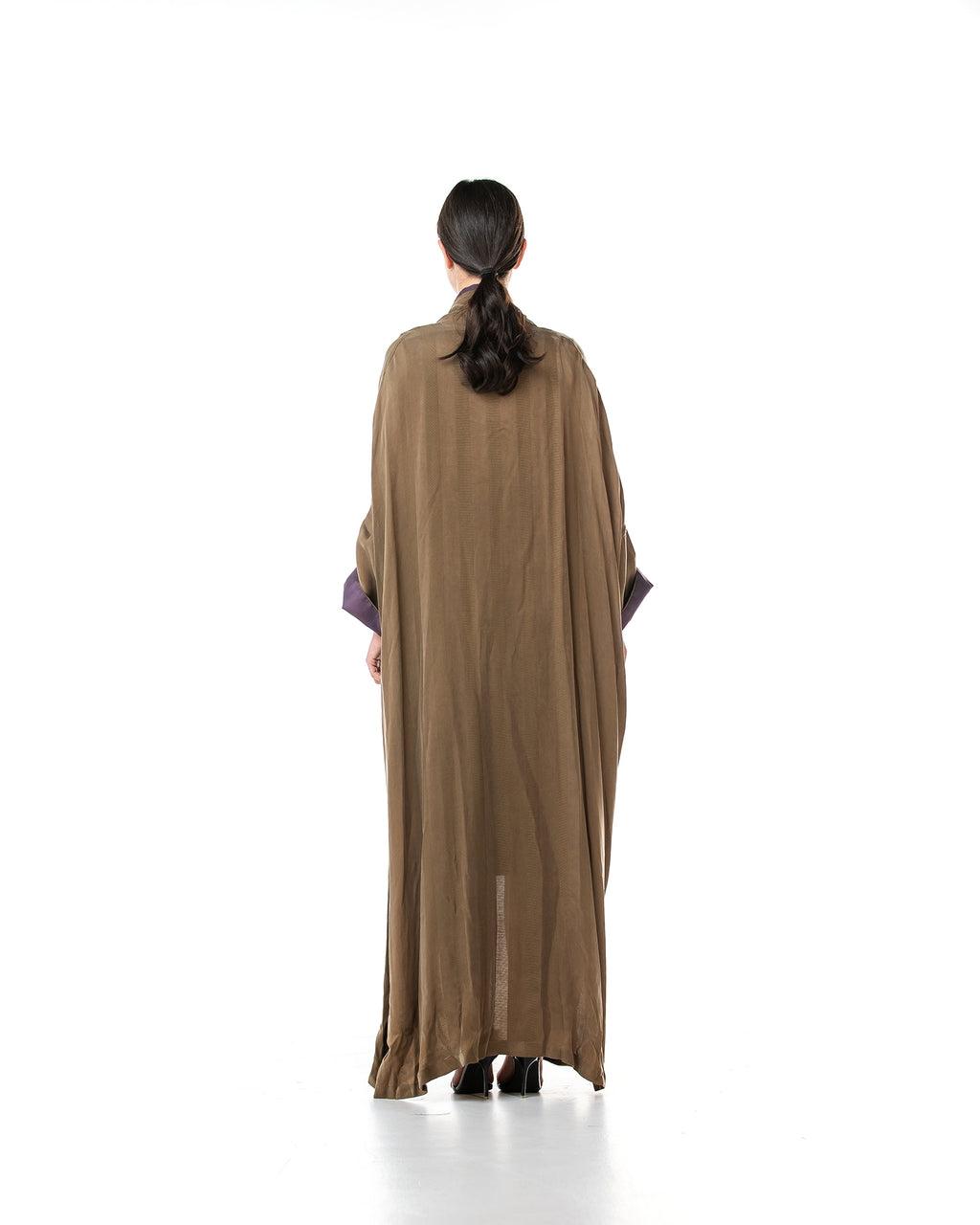 Melody 2.0 – Textured Washed Silk Kaftan Abaya