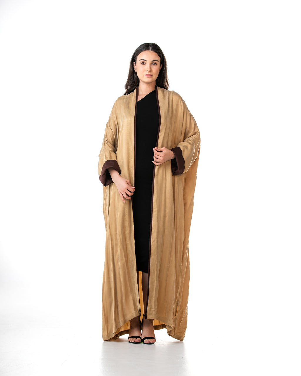 Melody 2.0 – Textured Washed Silk Kaftan Abaya