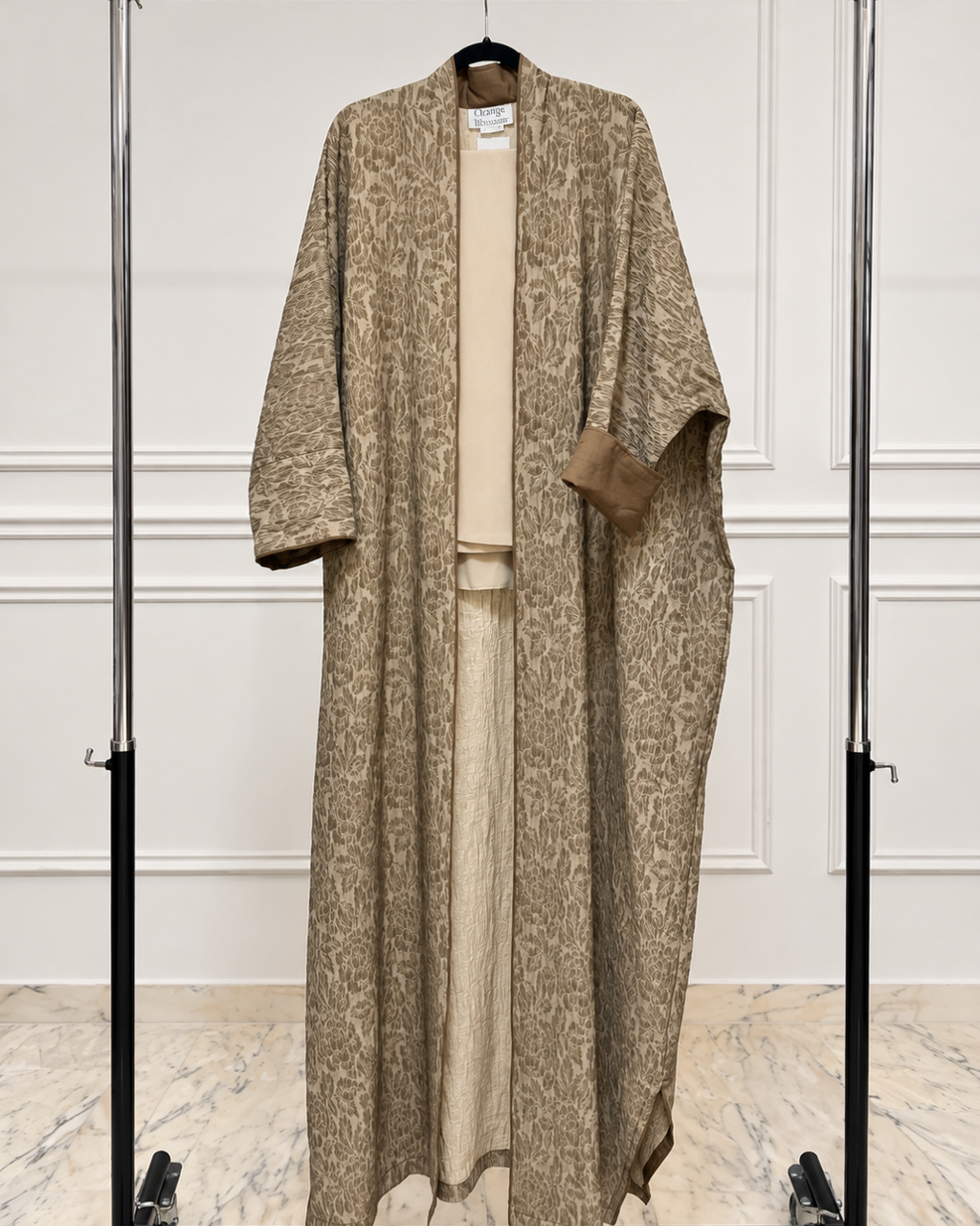 Sunset – Crinkle Viscose Linen Bisht Abaya