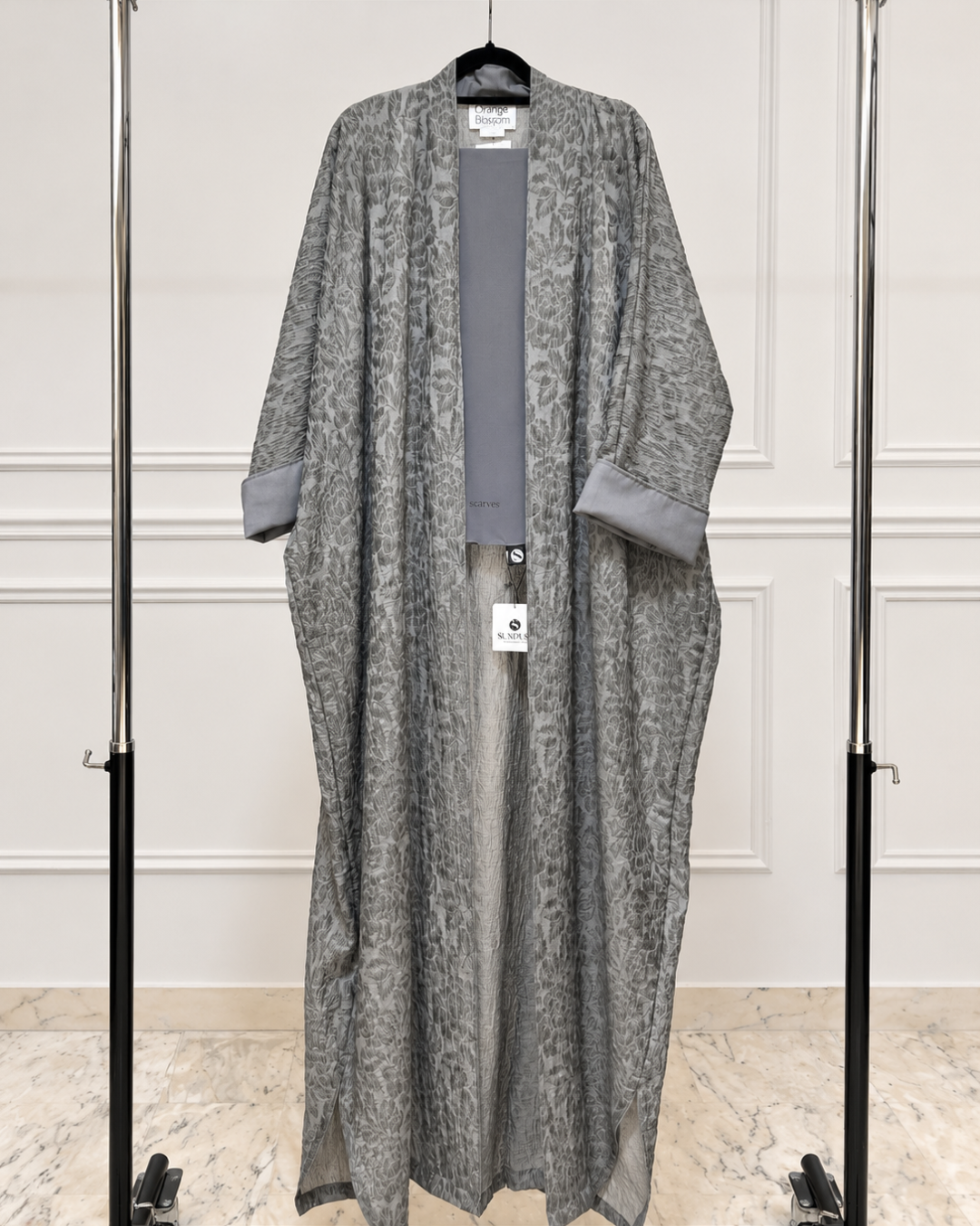 Sunset – Crinkle Viscose Linen Bisht Abaya