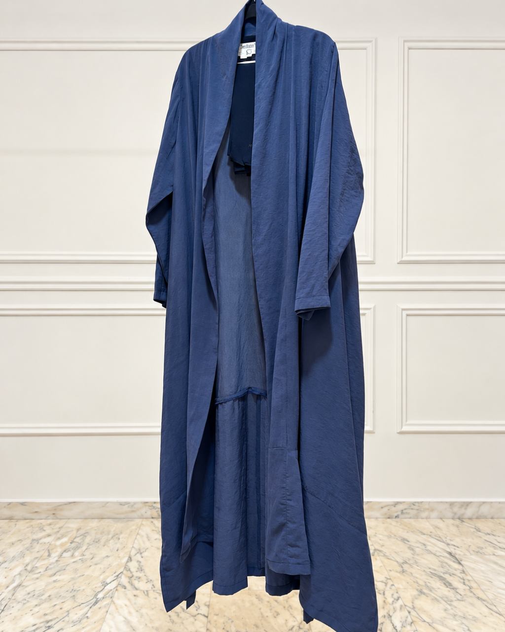 Ozone – Washed Linen Asymmetrical Abaya