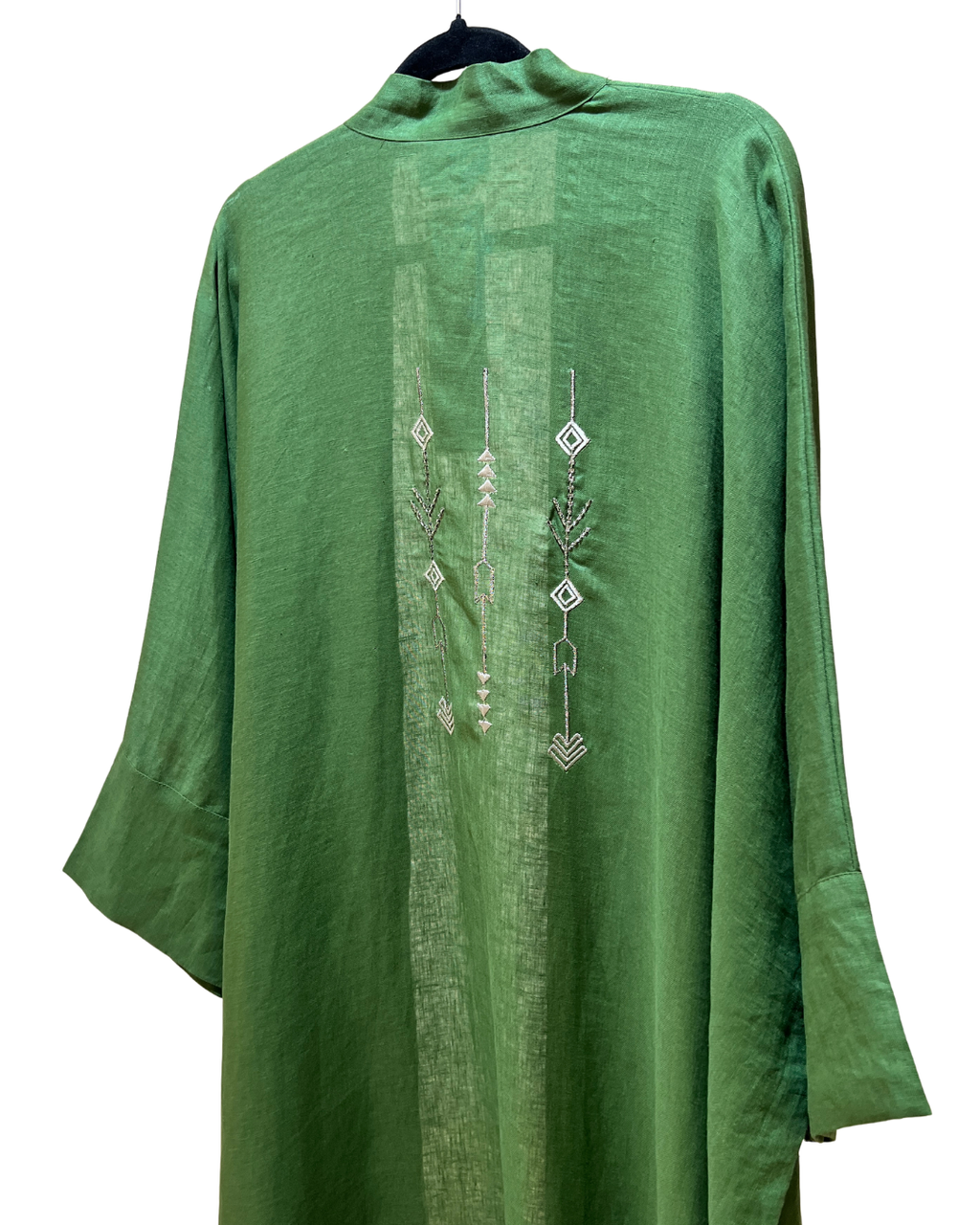 Antalya - Linen Kaftan with Embroidery