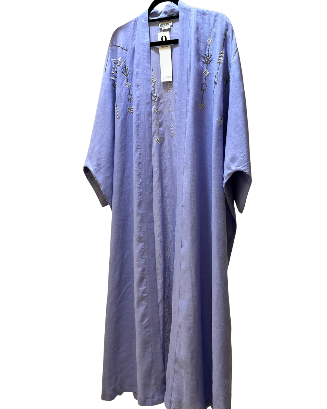 Antalya - Linen Kaftan with Embroidery