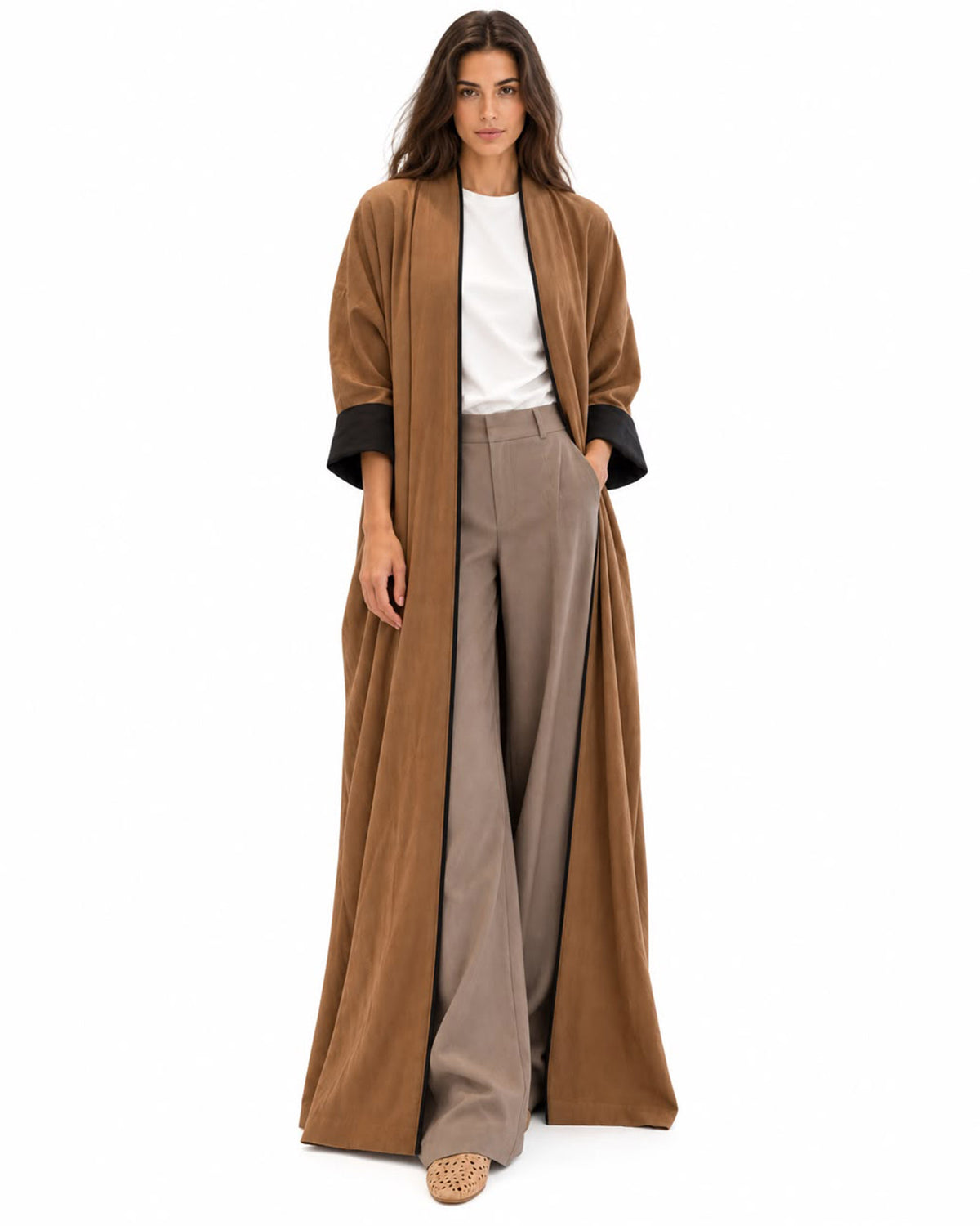 Classico – Washed Linen Kaftan Abaya