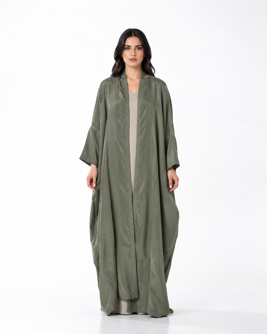 Allure – Washed Silk Bisht Abaya