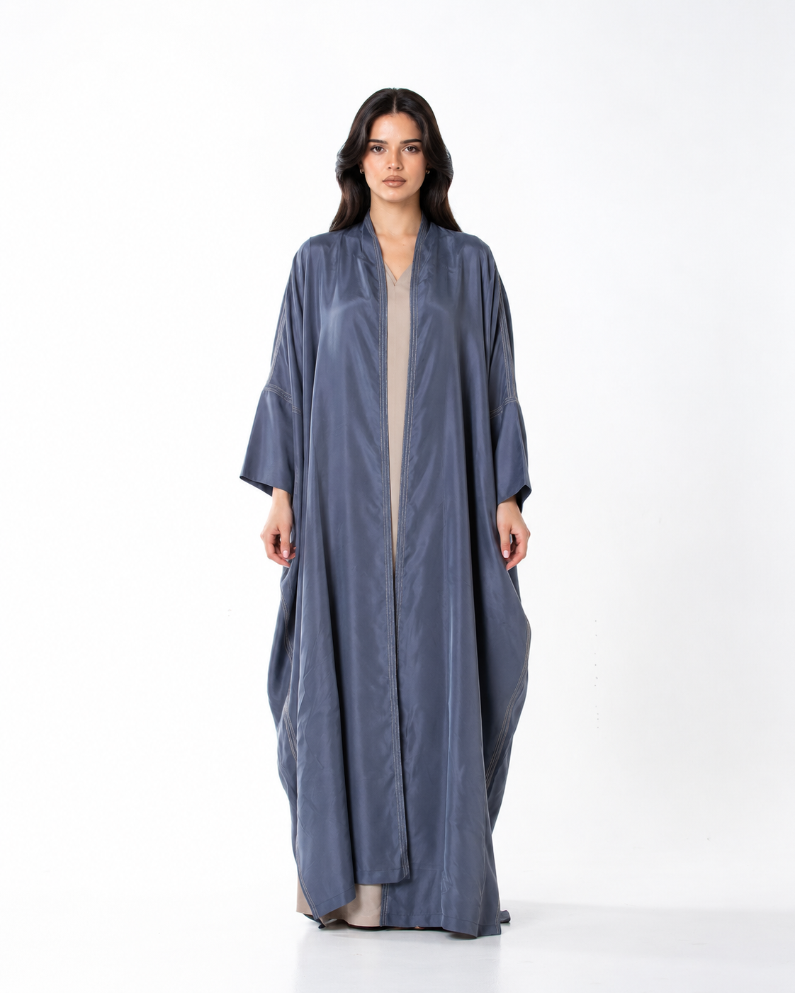 Allure – Washed Silk Bisht Abaya