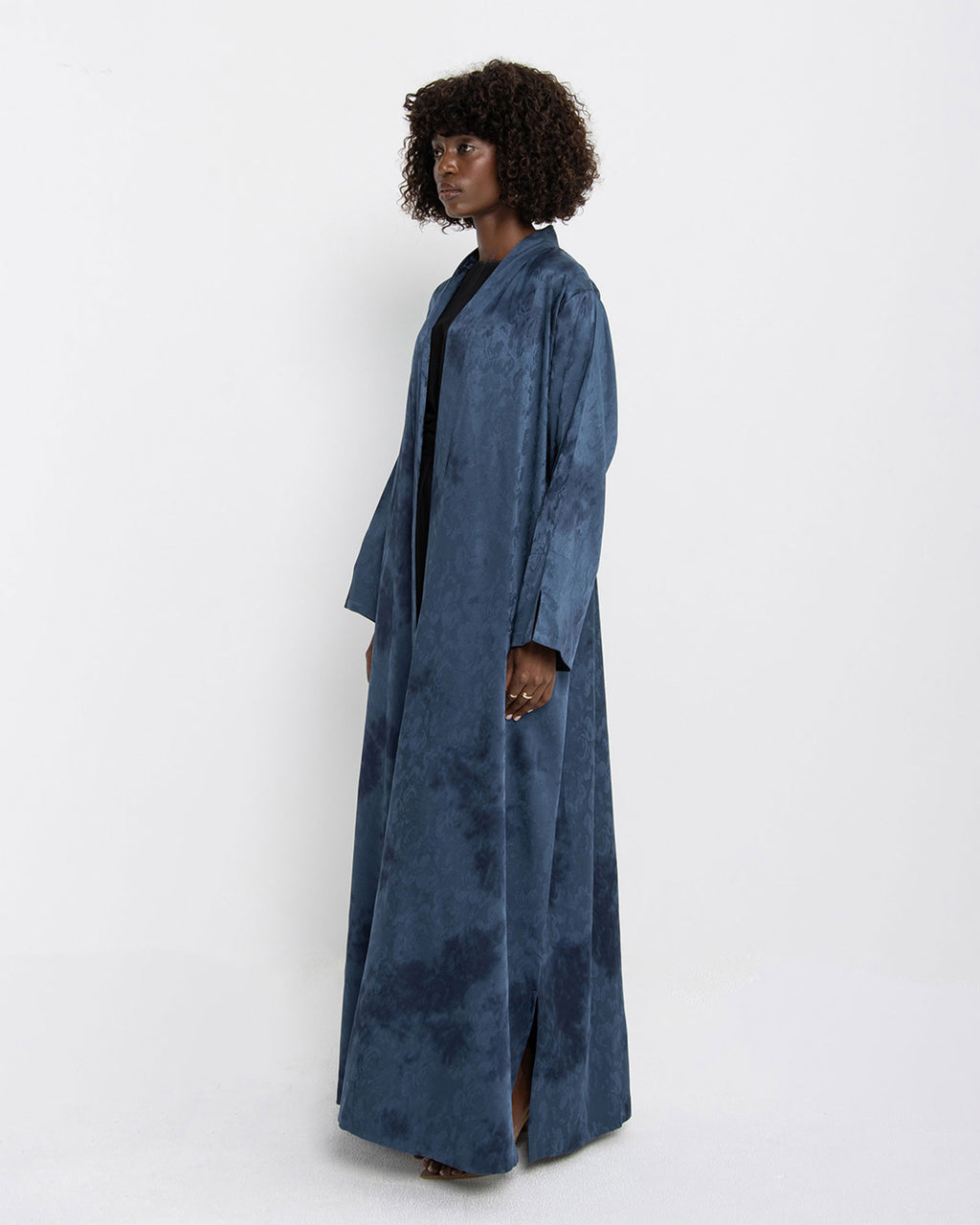 Nova Lux - Self Print Viscose Linen Abaya