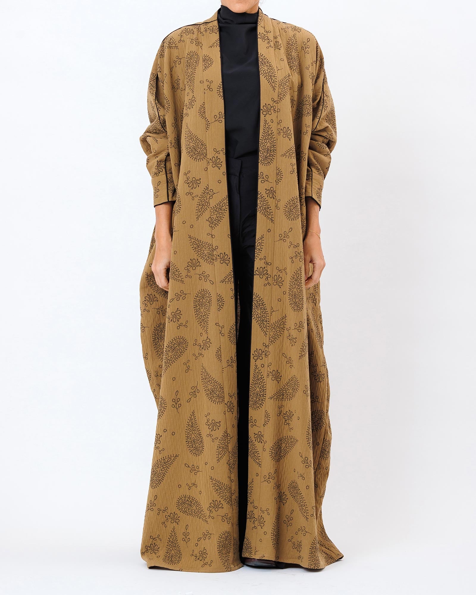  Bandana – Linen Printed Bisht Abaya