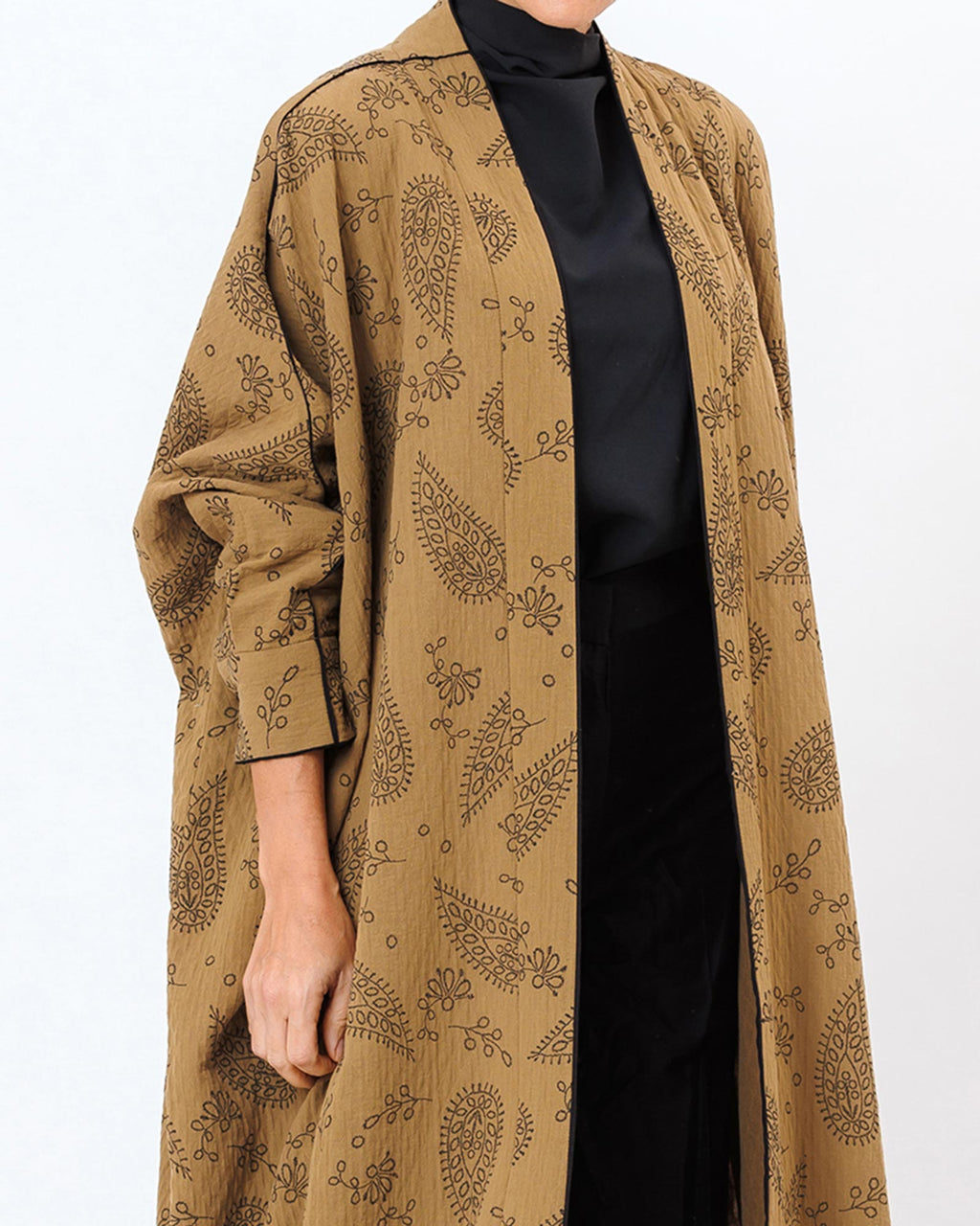  Bandana – Linen Printed Bisht Abaya