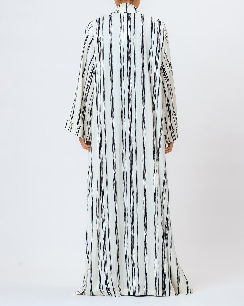 Brass 2.0 – Striped Flared Abaya