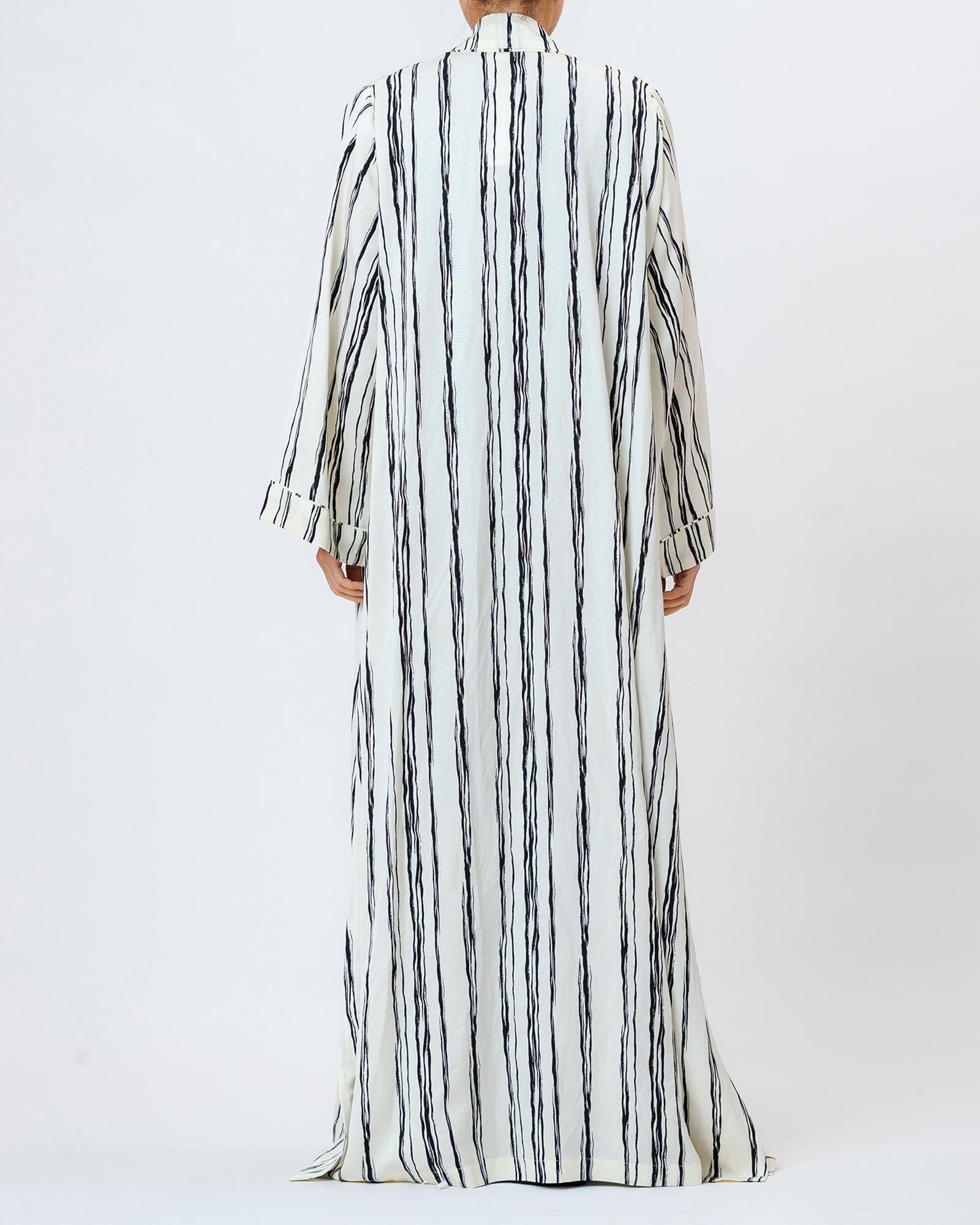 Brass 2.0 – Striped Flared Abaya