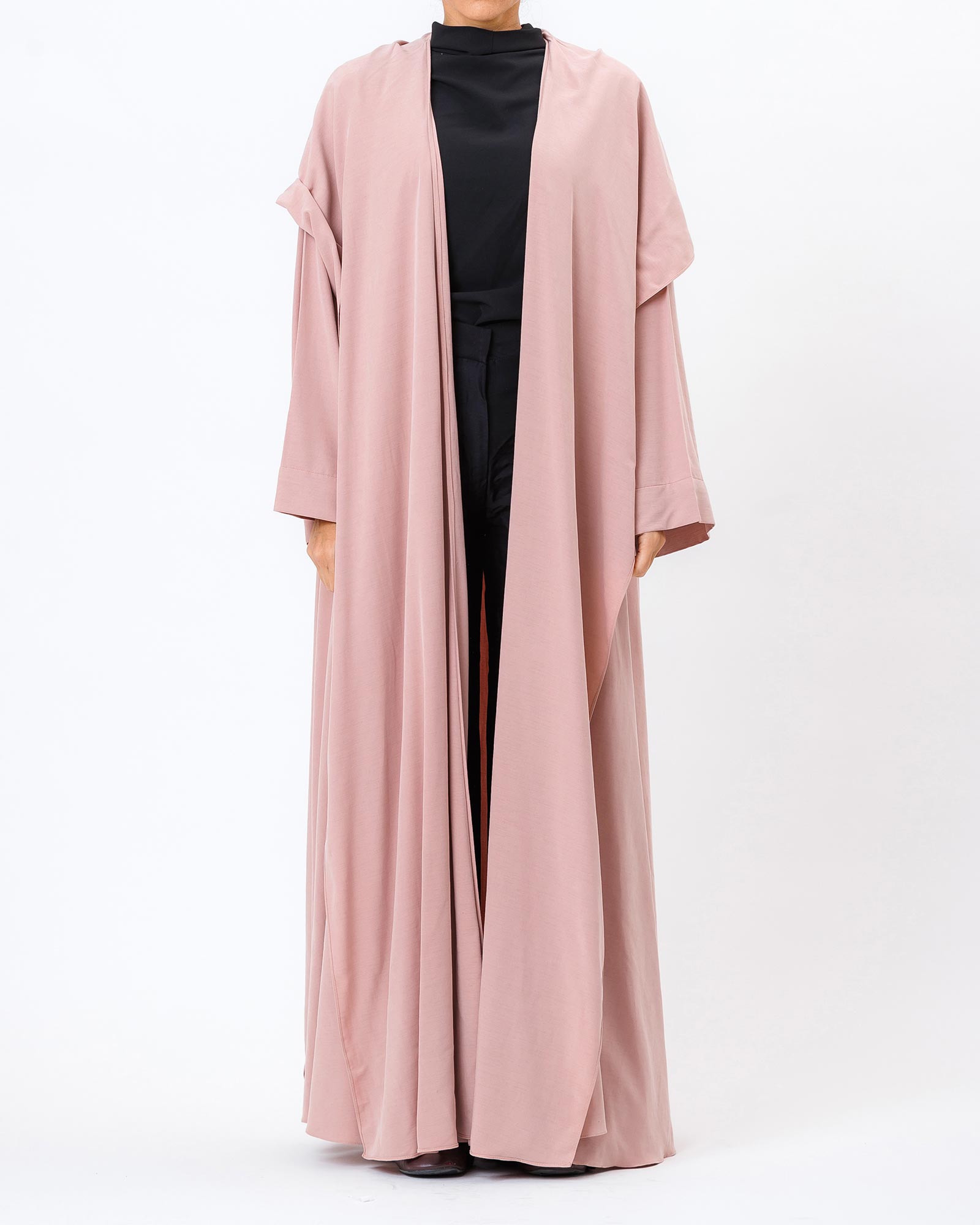  Elara – Washed Linen Hooded Abaya