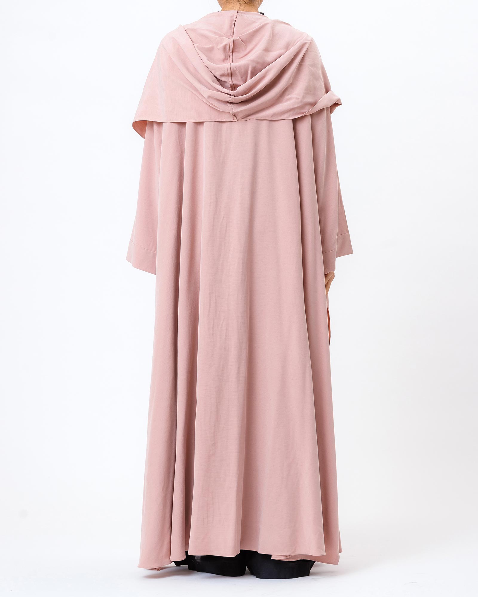  Elara – Washed Linen Hooded Abaya