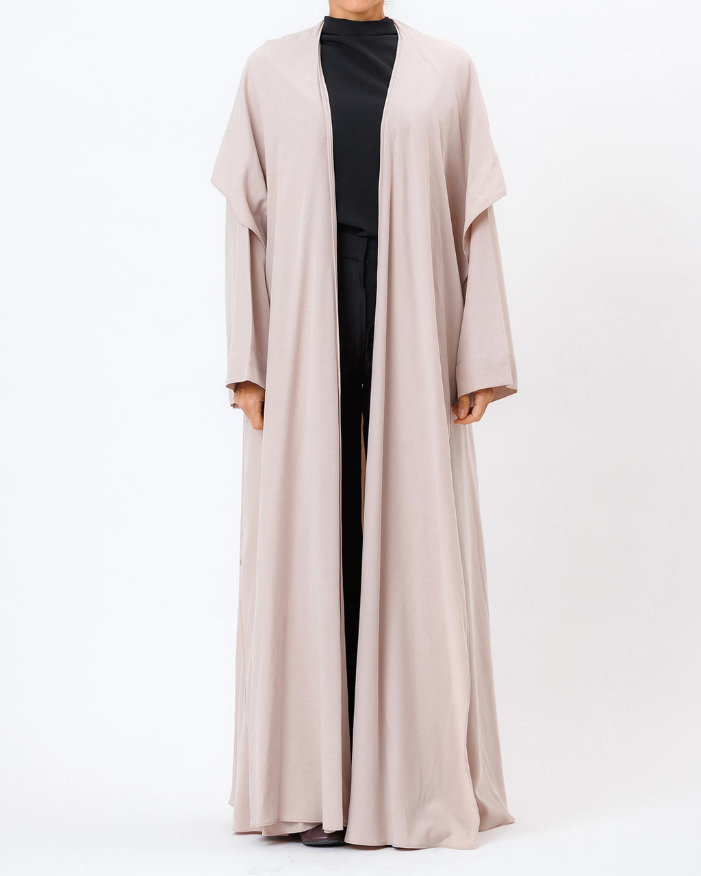  Elara – Washed Linen Hooded Abaya