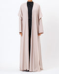  Elara – Washed Linen Hooded Abaya