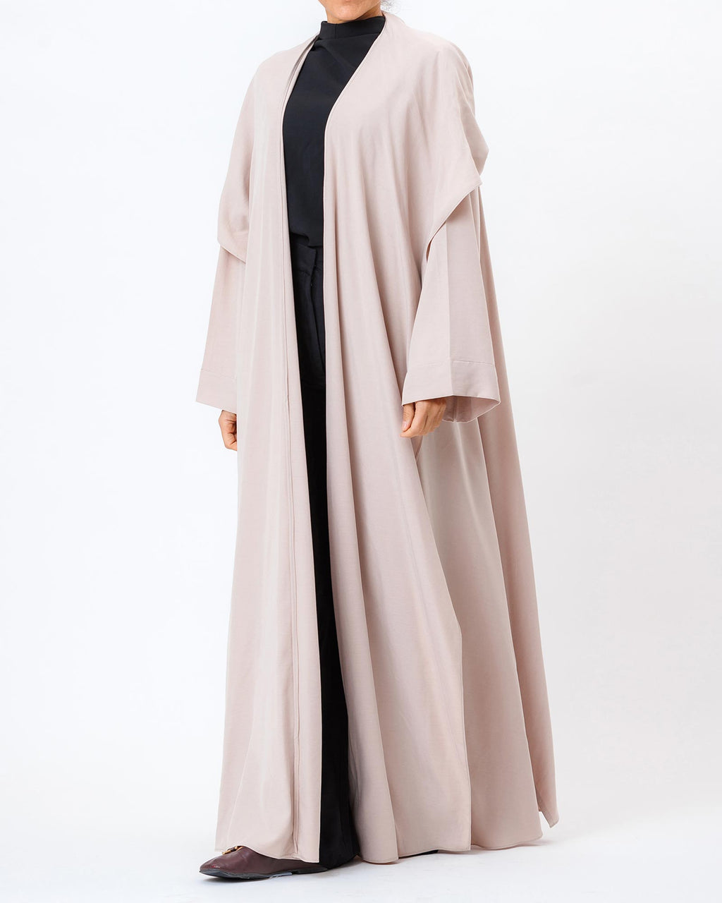  Elara – Washed Linen Hooded Abaya