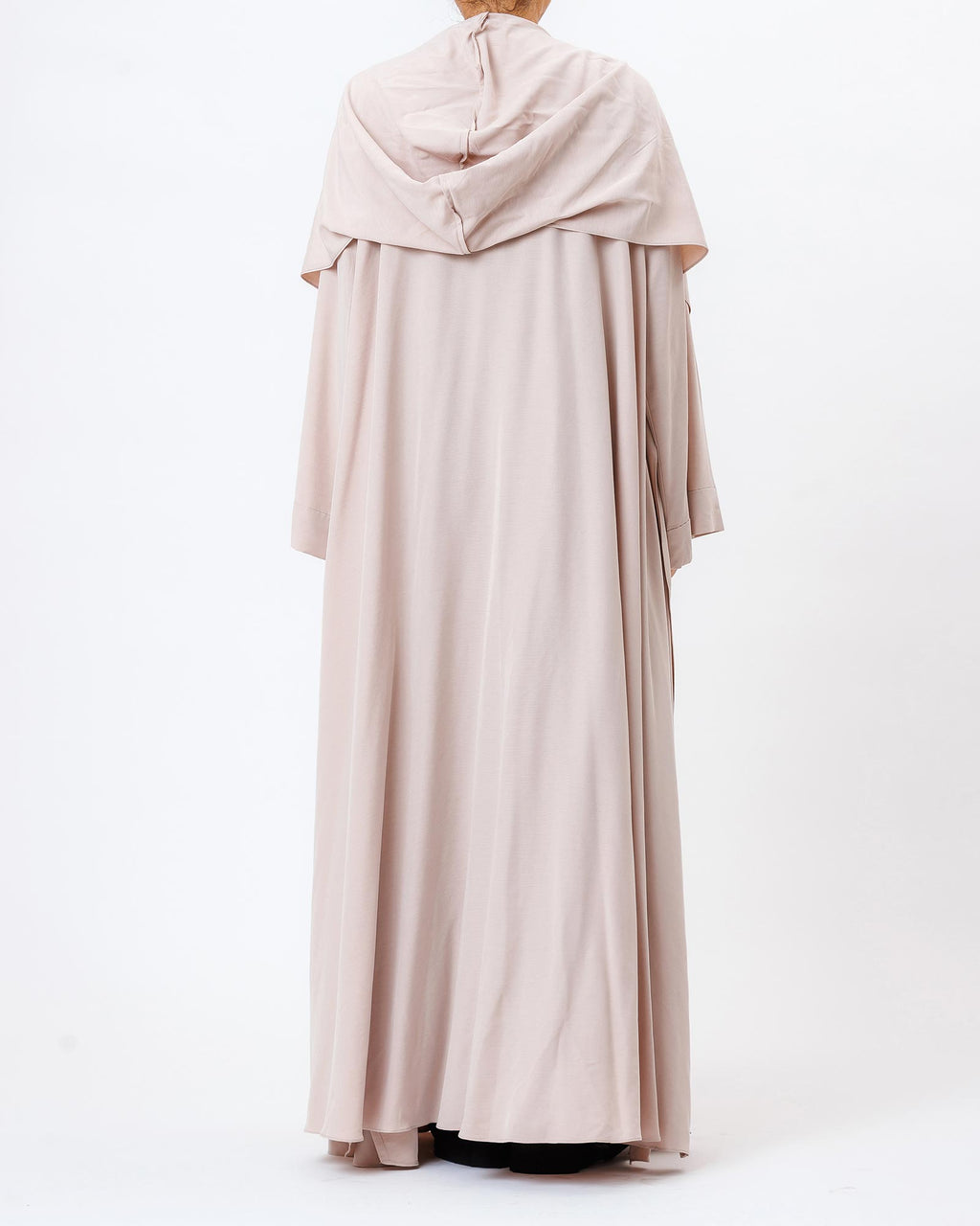  Elara – Washed Linen Hooded Abaya