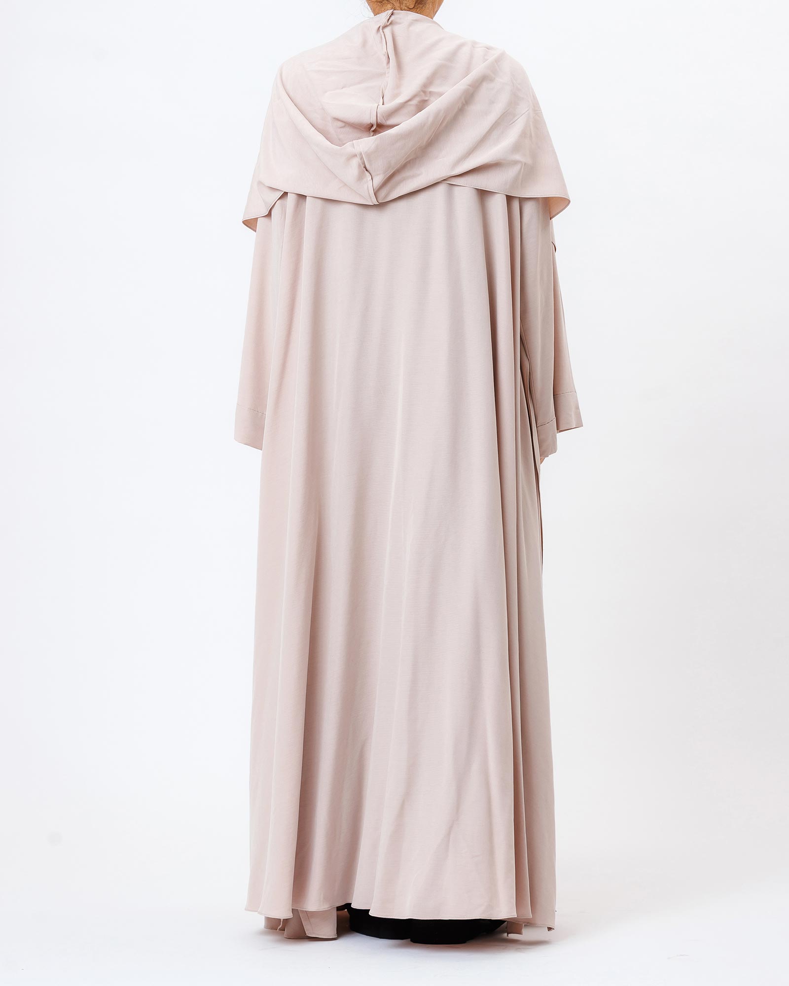  Elara – Washed Linen Hooded Abaya