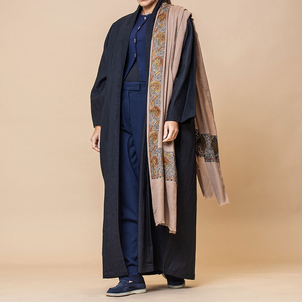 Stellar - Linen Abaya with Pashmina