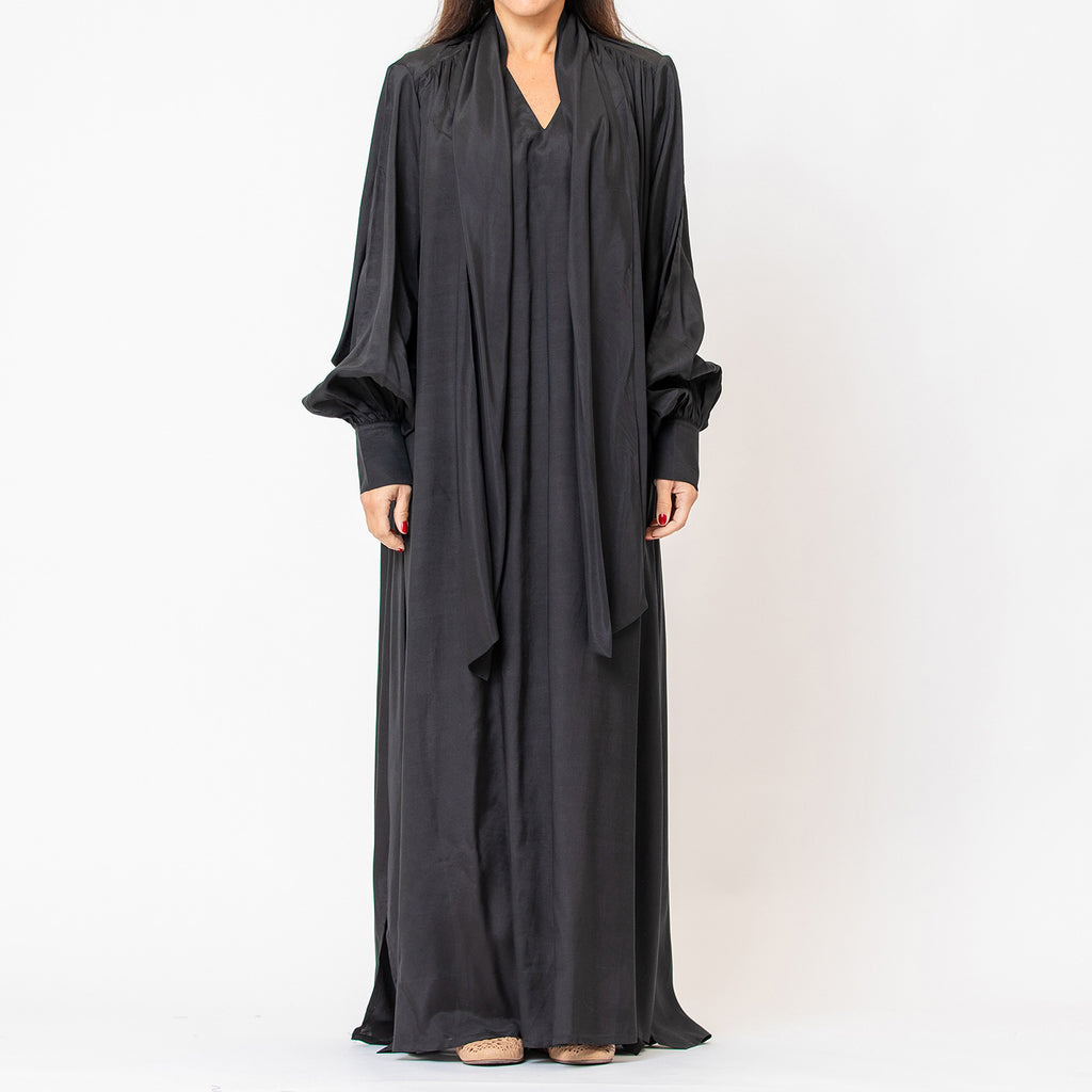 West - Tie-neck Maxi Dress
