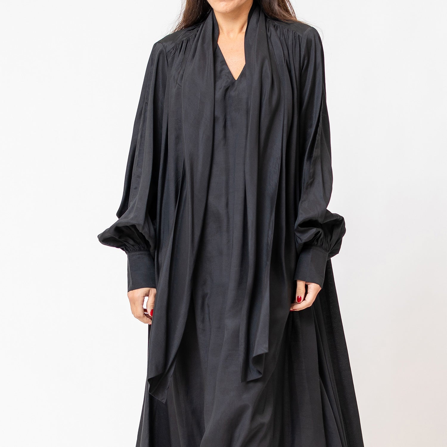 West - Tie-neck Maxi Dress
