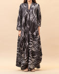 Zenayah Lux - Asymmetrical Embossed Dress