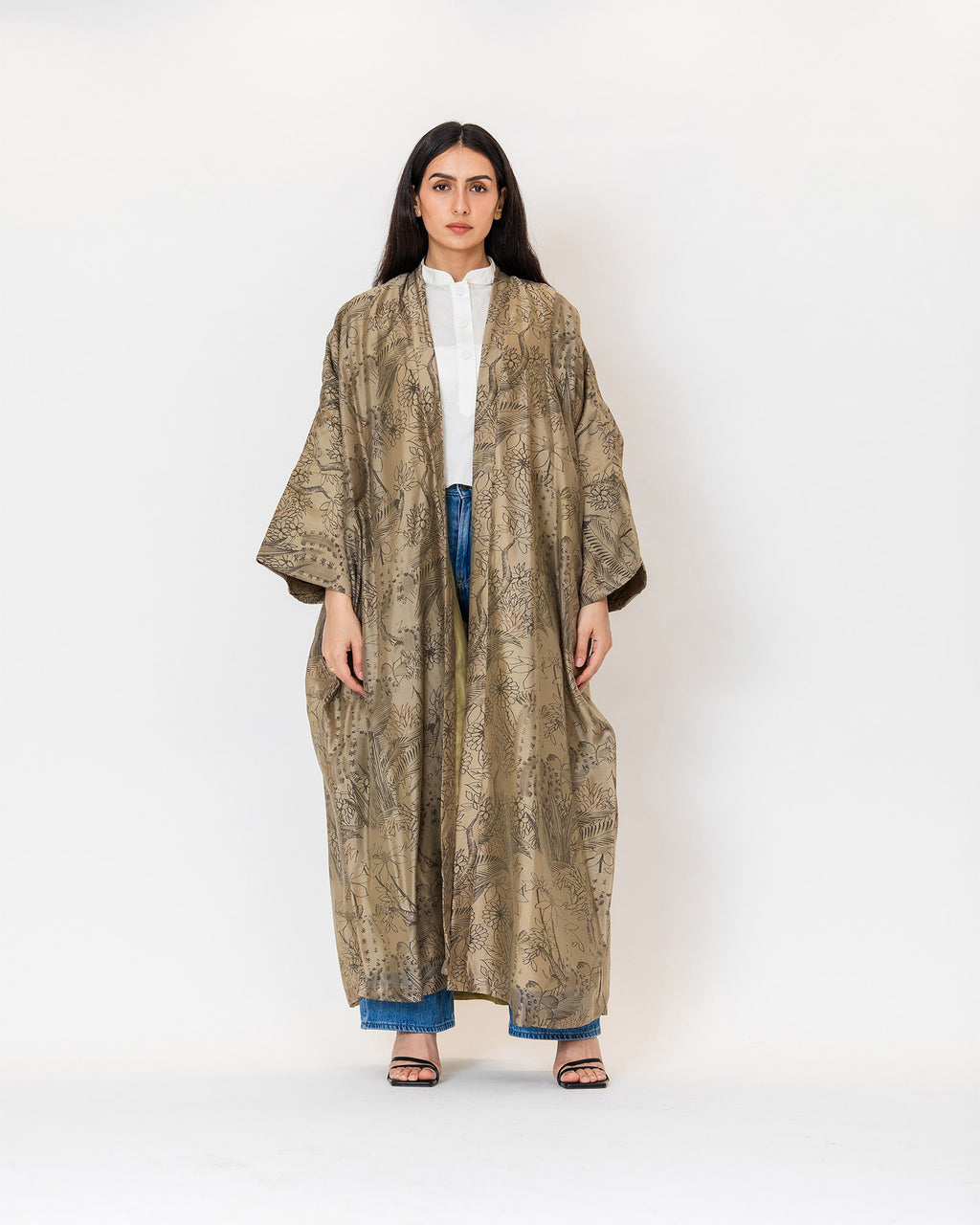 Axis Lux - Printed Chiffon Kaftan
