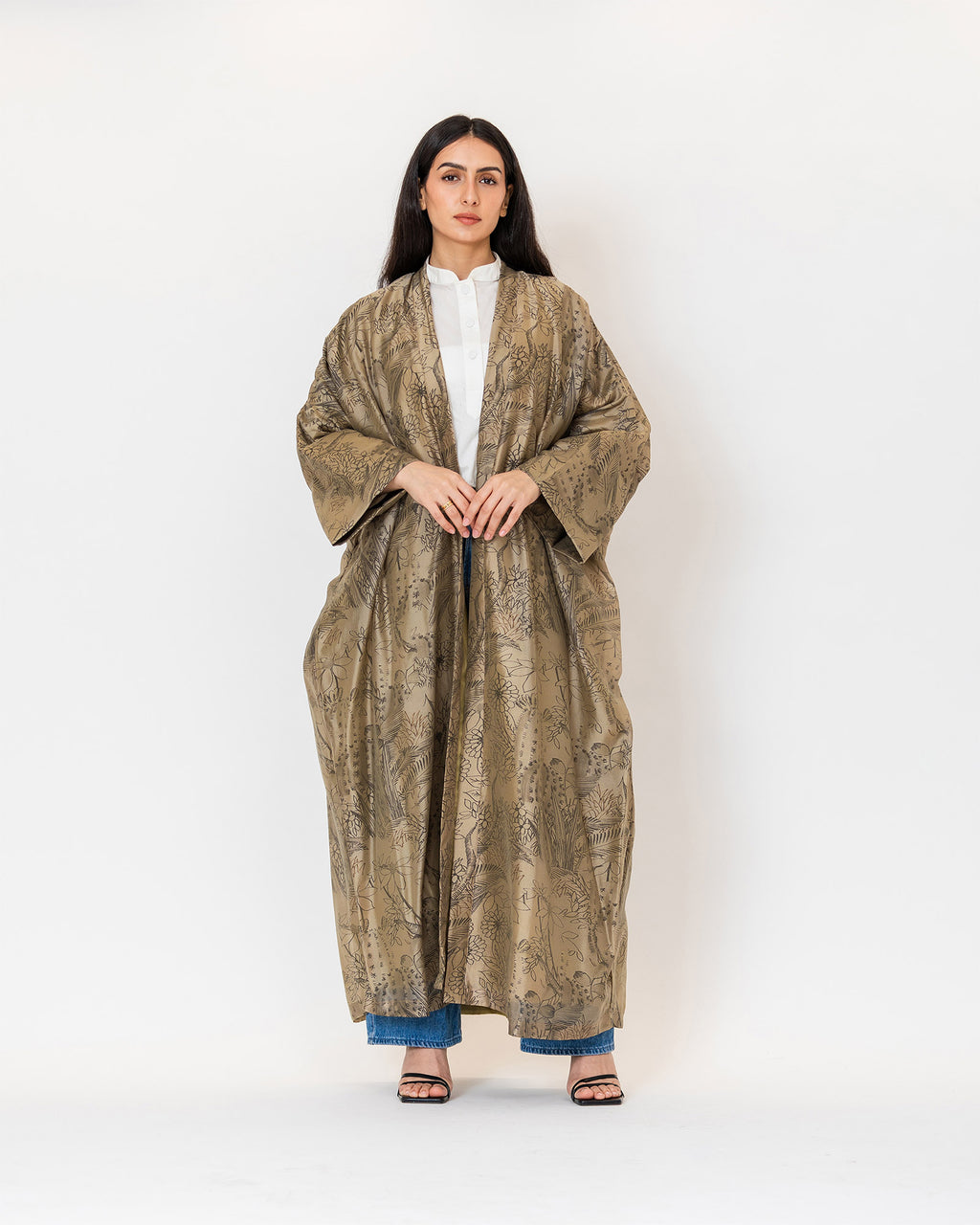 Axis Lux - Printed Chiffon Kaftan
