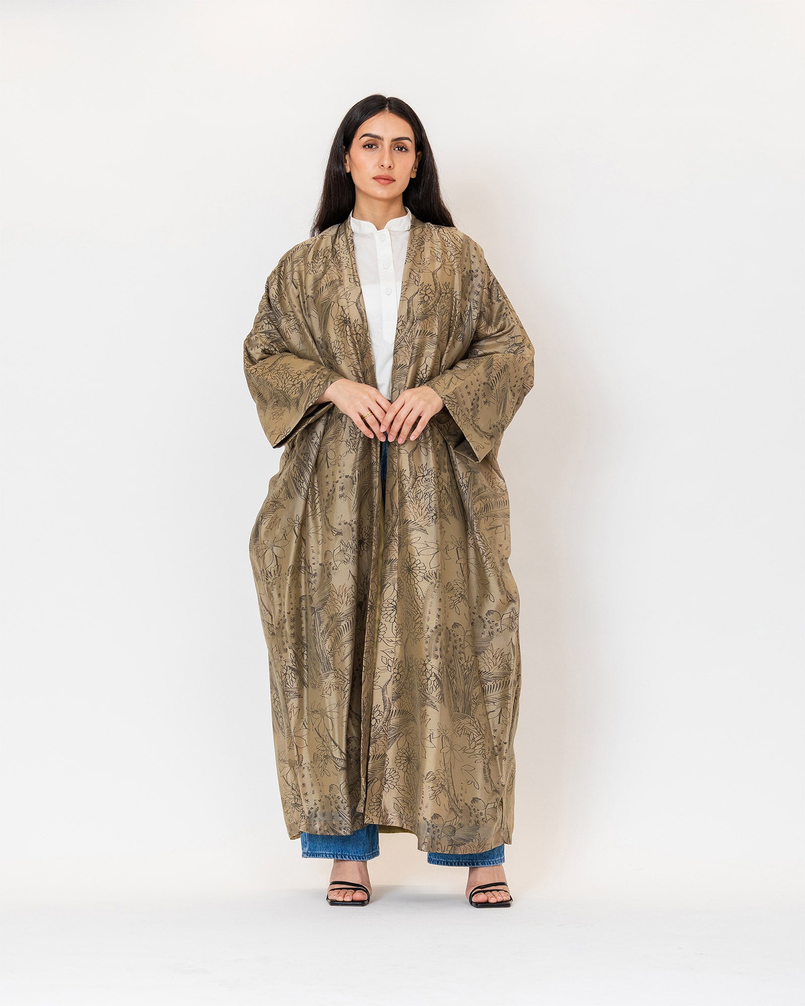 Axis Lux - Printed Chiffon Kaftan