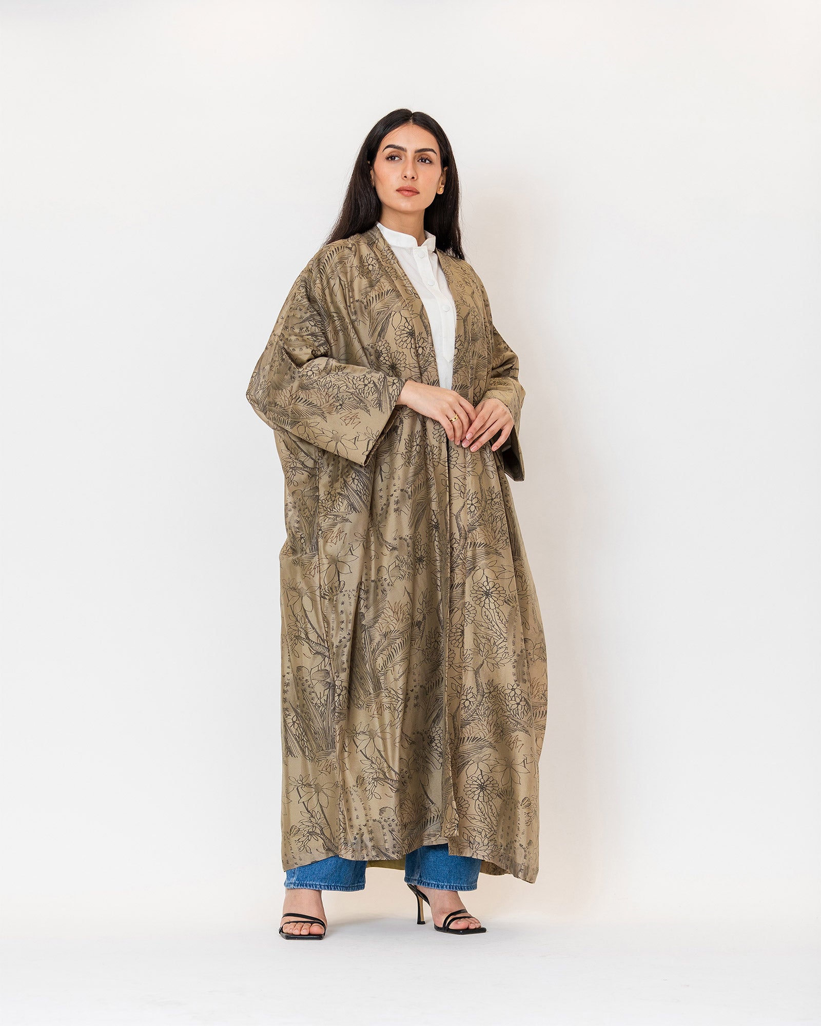 Axis Lux - Printed Chiffon Kaftan