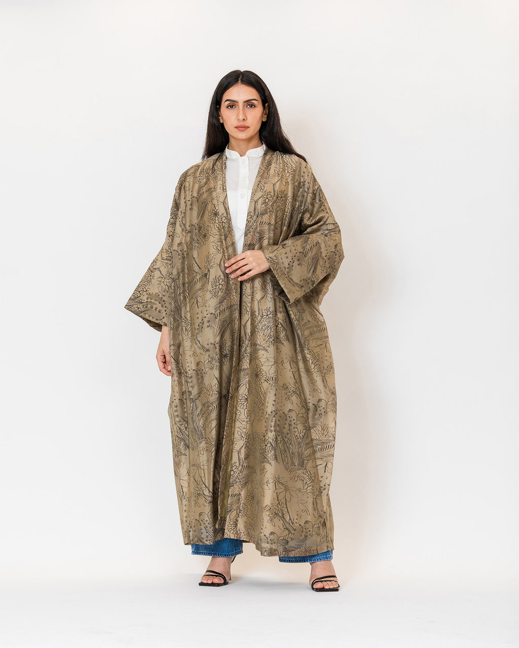 Axis Lux - Printed Chiffon Kaftan